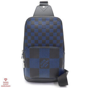 Louis Vuitton Damier Infini Avenue Sling Bag Marine